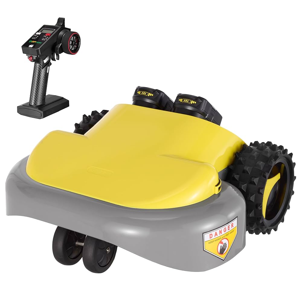 Amazon.co.jp: ZIPmow リモコン芝刈り機、バッテリー駆動式RC芝